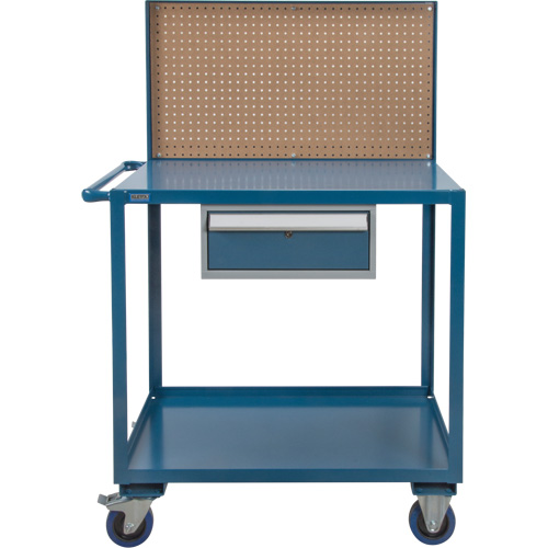 Chariot de service mobile, 2 Tiers, 24" la x 57" h x 40" p, Capacit&eacute; 1200 lb Ontario Packaging