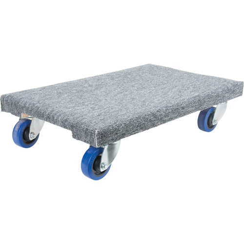 Socles roulants en bois franc pour usage moyen, Roues en Polyol&eacute;fine, Capacit&eacute; de 900 lb, 18" la x 30" p x 7" h Ontario Packaging