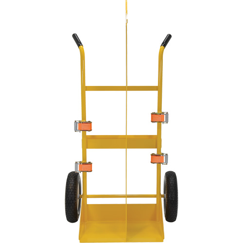 Welding Cylinder Torch Cart, Foam-Filled Wheels, 23-13/16" W x 22-13/16" L Base, 500 lbs. Ontario Packaging