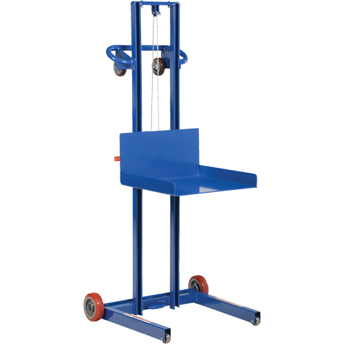 Low Profile Lite Load Lift, Hand Winch Operated, 400 lbs. Capacity, 55" Max Lift Ontario Packaging