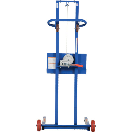 Low Profile Lite Load Lift, Hand Winch Operated, 400 lbs. Capacity, 55" Max Lift Ontario Packaging