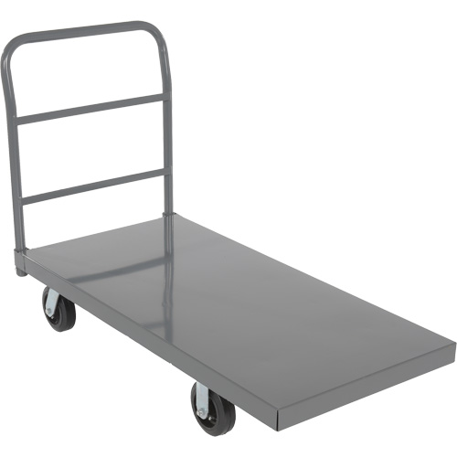 Platform Truck, 48" L x 24" W, 2000 lbs. Capacity, Rubber Casters Ontario Packaging