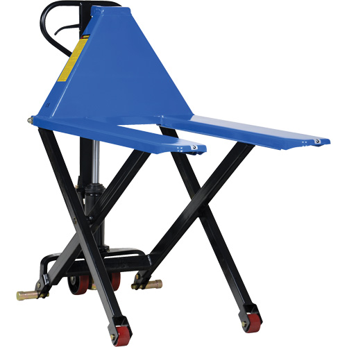 Hydraulic & Manual Skid Scissor Lift, 47" L x 27" W, Steel, 2200 lbs. Capacity Ontario Packaging