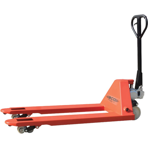 Eco Heavy-Duty Pallet Truck, Steel, 48" L x 27" W, 11000 lbs. Capacity Ontario Packaging