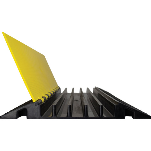 Powerhouse Heavy-Duty Straight Cable Protector, 5 Channels, 36" L x 19.75" W x 2.25" H Ontario Packaging