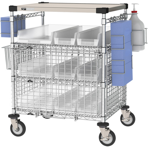 Poste d'EPI pour r&eacute;ception, Acier inoxydable, 43" x 40" x 24", Capacit&eacute; 900 lb Ontario Packaging