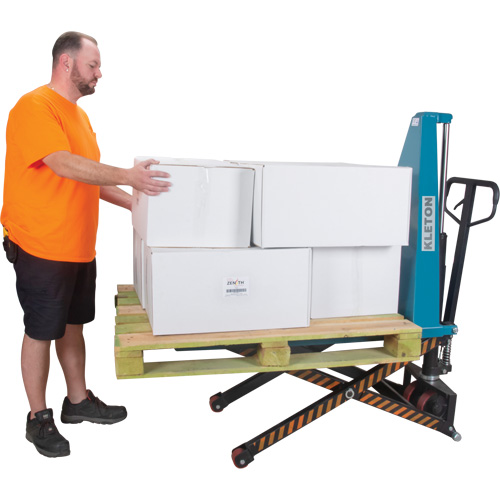 Manual Scissor Skid Lift, 45-1/4" L x 27" W, Steel, 3300 lbs. Capacity Ontario Packaging