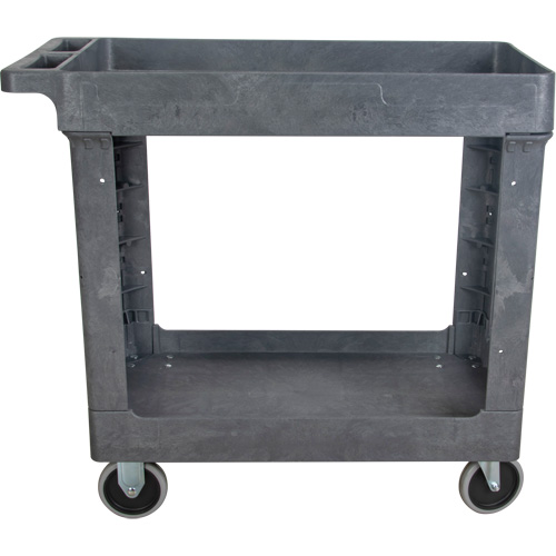 Chariot utilitaire pour l'entretien, 2 tiers, 16-1/2" x 32-1/2" x 34-1/2", Capacit&eacute; 550 lb Ontario Packaging