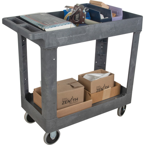 Chariot utilitaire pour l'entretien, 2 tiers, 16-1/2" x 32-1/2" x 34-1/2", Capacit&eacute; 550 lb Ontario Packaging