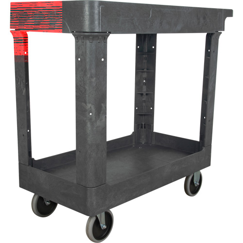 Chariot utilitaire pour l'entretien, 2 tiers, 16-1/2" x 32-1/2" x 34-1/2", Capacit&eacute; 550 lb Ontario Packaging