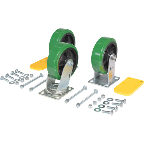 H Series Self-Dumping Hopper Caster Kit Ontario Packaging