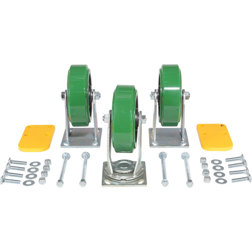H Series Self-Dumping Hopper Caster Kit Ontario Packaging
