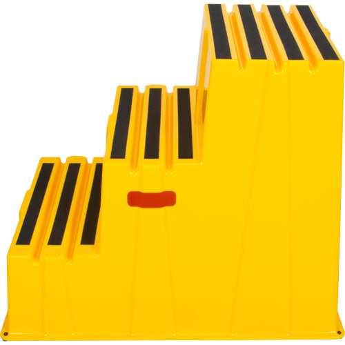 Escabeau industriel, 3 marches, 34-13/16" x 22-7/16" x Hauteur 28-1/2" Ontario Packaging