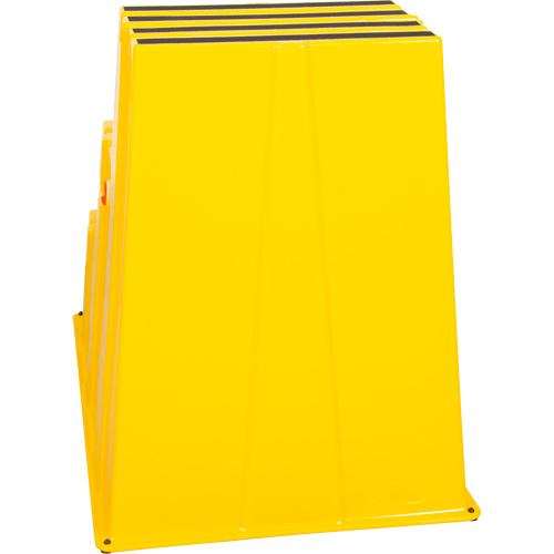 Escabeau industriel, 3 marches, 34-13/16" x 22-7/16" x Hauteur 28-1/2" Ontario Packaging