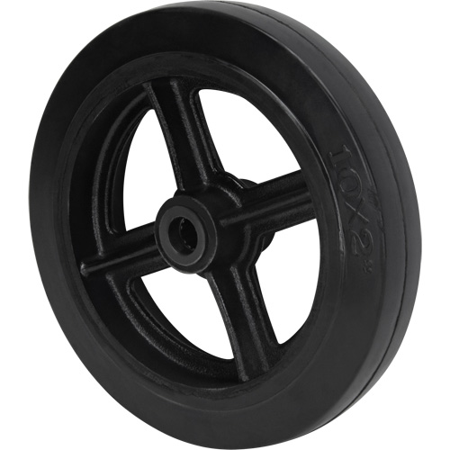Roue en caoutchouc moul&eacute;, 10" (254 mm) dia. x 2" (50,8 mm) la, Capacit&eacute; de 948 lb (430 kg) Ontario Packaging