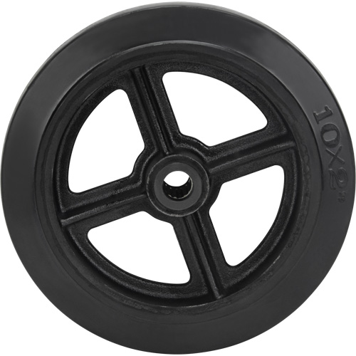 Roue en caoutchouc moul&eacute;, 10" (254 mm) dia. x 2" (50,8 mm) la, Capacit&eacute; de 948 lb (430 kg) Ontario Packaging