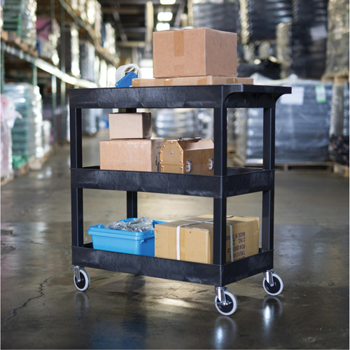 R&acirc;telier mobile, 3 tiers, 35-1/4" x 36-1/4" x 18", Capacit&eacute; 300 lb Ontario Packaging