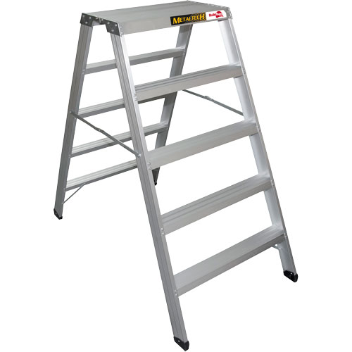Portable Work-Stand Saw Horse, Aluminum Frame, 12-1/4" D x 56" H Ontario Packaging