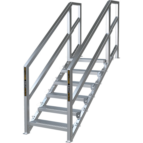 Syst&egrave;me d'escalier modulaire pour la construction de 6-10 marches SmartStairs, 75" ha Ontario Packaging