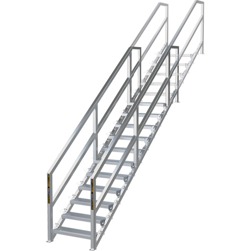 Syst&egrave;me d'escalier modulaire pour la construction de 11-16 marches SmartStairs, 120" ha Ontario Packaging