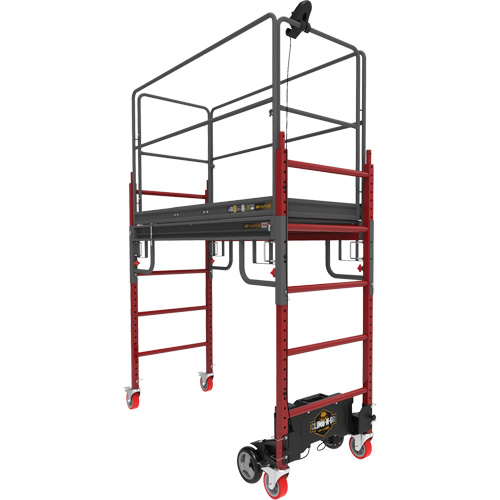 Complete Motorized Buildman 6' Baker Scaffold Kit, 31" D x 118-3/4" H Ontario Packaging