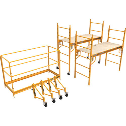 Trousse compl&egrave;te de tour d'&eacute;chafaudage pour cloison s&egrave;che de 12', 58-1/2" p x 183" h Ontario Packaging