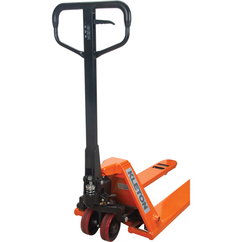Low Profile Hydraulic Pallet Trucks, 48" L x 20.5" W, 3300 lbs. Cap. Ontario Packaging
