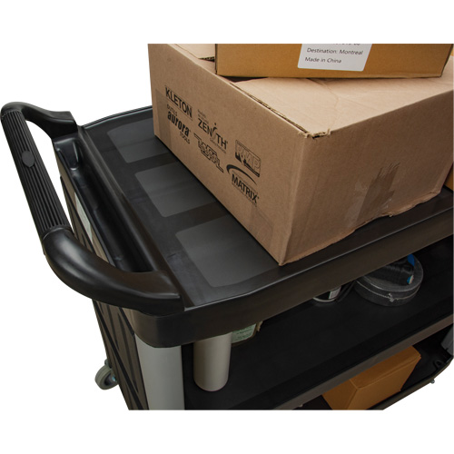 Chariot utilitaire, 3 tiers, 19-3/4" x 37-1/2" x 40-1/4", Capacit&eacute; 250 lb Ontario Packaging
