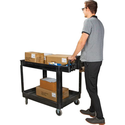 Chariot utilitaire, 2 tiers, 25-5/8" x 33-1/2" x 43-3/4", Capacit&eacute; 550 lb Ontario Packaging