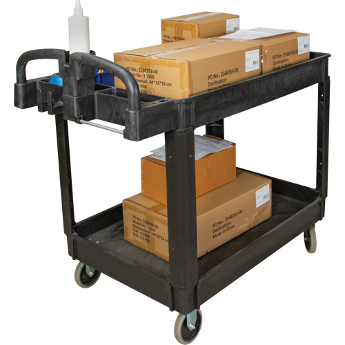 Chariot utilitaire, 2 tiers, 25-5/8" x 33-1/2" x 43-3/4", Capacit&eacute; 550 lb Ontario Packaging
