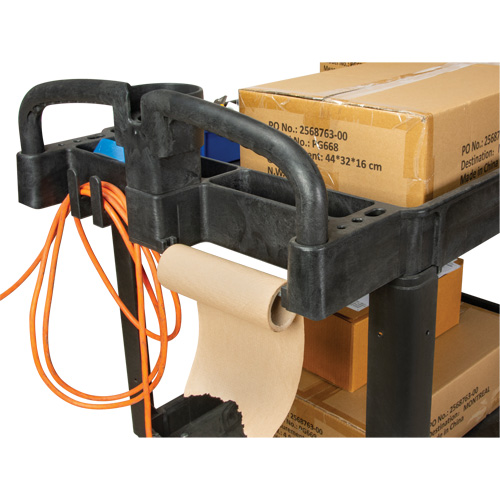 Chariot utilitaire, 2 tiers, 25-5/8" x 33-1/2" x 43-3/4", Capacit&eacute; 550 lb Ontario Packaging