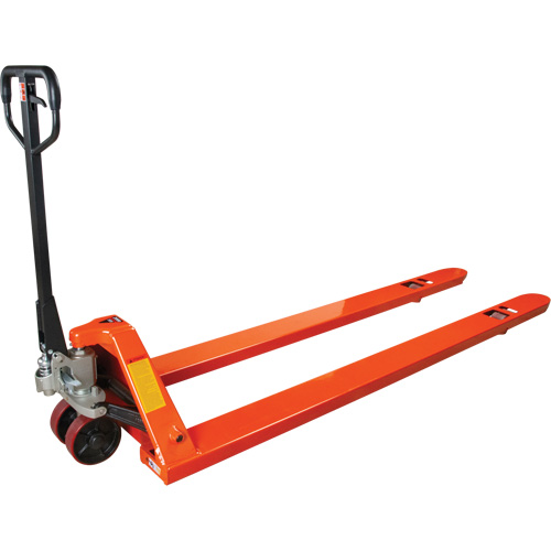 Transpalettes hydrauliques &agrave; fourche de 8', 96" lo x 27" la, capacit&eacute; 4400 lb Ontario Packaging