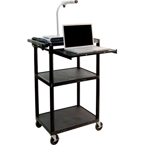 Chariot utilitaire &eacute;lectrique, 3 tiers, 24" x 42" x 18", Capacit&eacute; 300 lb Ontario Packaging