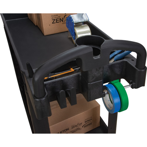 Chariot utilitaire, 2 tiers, 17-1/8" x 33-1/2" x 37-5/8", Capacit&eacute; 550 lb Ontario Packaging