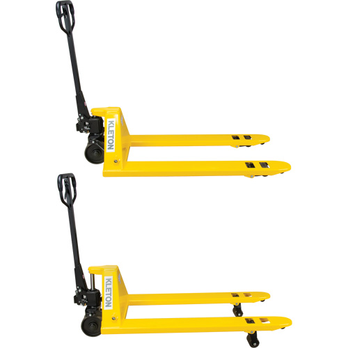Steel Wheel Pallet Truck, Steel, 48" L x 27" W, 5500 lbs. Capacity Ontario Packaging