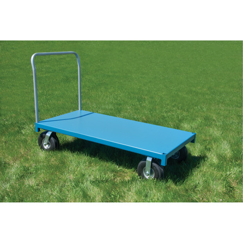 Heavy-Duty Platform Truck, 48" L x 24" W, 1200 lbs. Capacity, Flat Free Casters Ontario Packaging