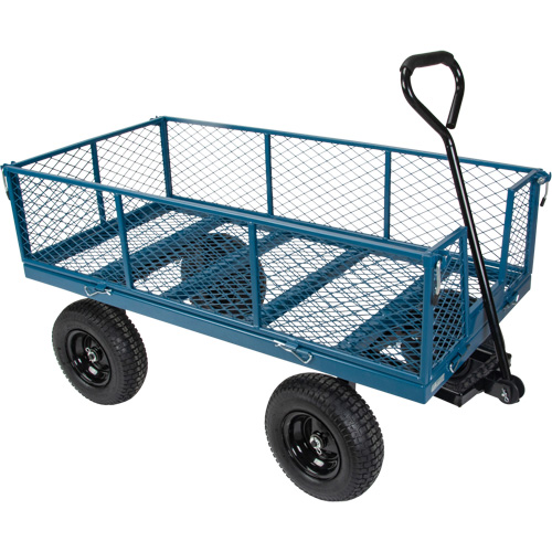 Wagon with Drop Sides, 24" W x 48" L, 800 lbs. Capacity Ontario Packaging