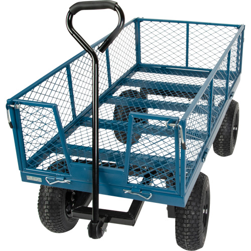 Wagon with Drop Sides, 24" W x 48" L, 800 lbs. Capacity Ontario Packaging