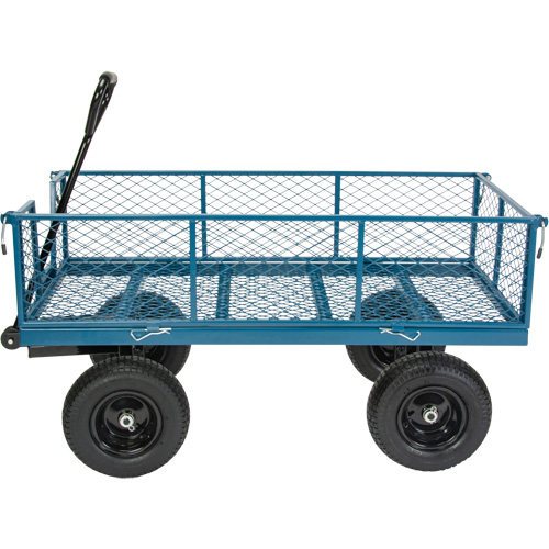 Wagon with Drop Sides, 24" W x 48" L, 800 lbs. Capacity Ontario Packaging