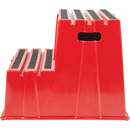 Industrial Step Stool, 2 Steps, 26" x 22-7/16" x 19-11/16" High Ontario Packaging