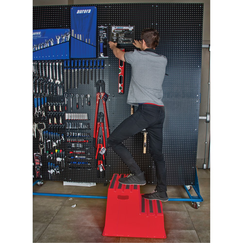 Industrial Step Stool, 2 Steps, 26" x 22-7/16" x 19-11/16" High Ontario Packaging