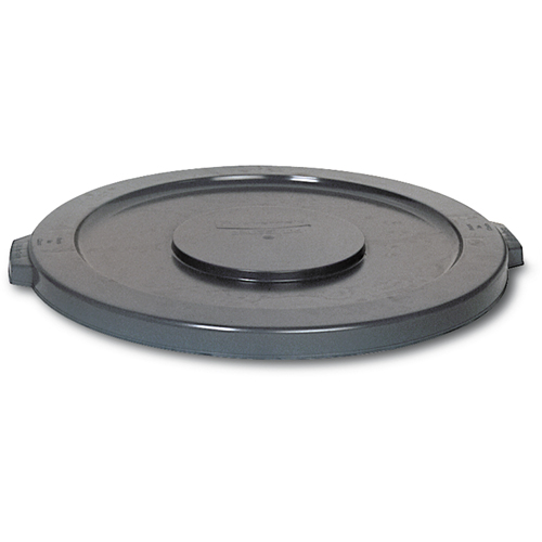 Round Brute&reg; Tops, Flat Lid, Plastic/Polyethylene, Fits Container Size: 19-7/8" Dia. Ontario Packaging