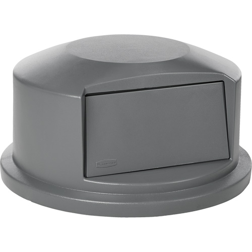 Round Brute&reg; Tops, Dome Lid, Plastic/Polyethylene, Fits Container Size: 24" Dia. Ontario Packaging