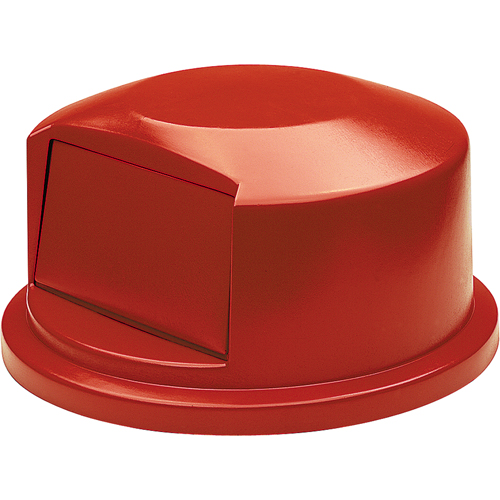 Round Brute&reg; Tops, Dome Lid, Plastic/Polyethylene, Fits Container Size: 24" Dia. Ontario Packaging