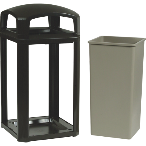 Landmark Series&reg; Classic Container Frame With Rigid Liner, Plastic, 50 US gal. Ontario Packaging