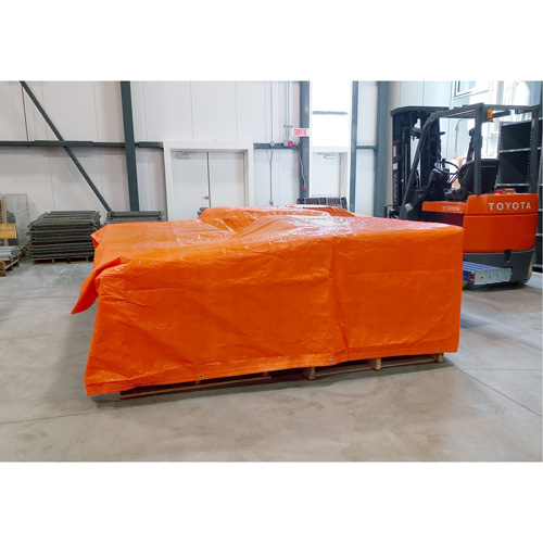 B&acirc;ches isol&eacute;es, Poly&eacute;thyl&egrave;ne, Orange, 20' x 12' x 8 mils Ontario Packaging