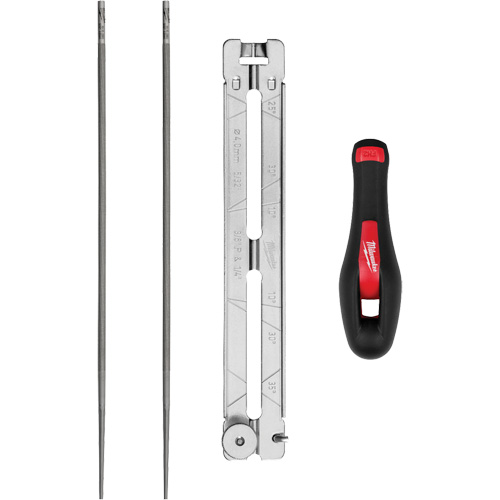 Ensemble pour affûtage de chaîne de scie de 5/32” de 4 morceaux Ontario Packaging