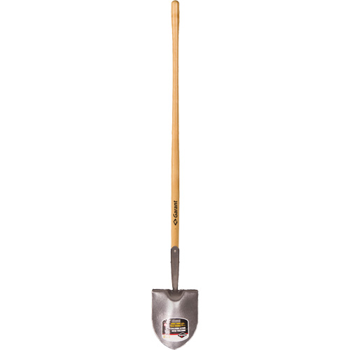 Round Point Shovel, Forged Steel Blade, Hardwood, Straight Handle Ontario Packaging
