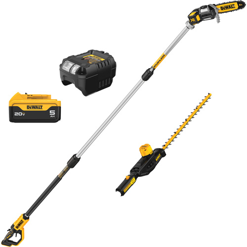 MAX Cordless Lithium-Ion Pole Saw & Pole Hedge Trimmer Combo Kit Ontario Packaging