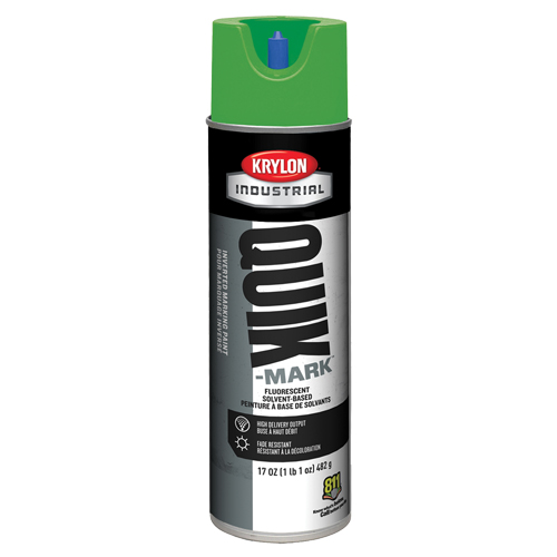 Industrial Quik-Mark Solvent-Based Inverted Marking Paint, 17 oz., Aerosol Can Ontario Packaging